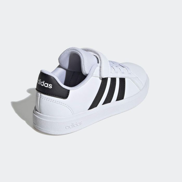 Încălțăminte Adidas Grand Court Negru-Alb - produs resigilat Decathlon