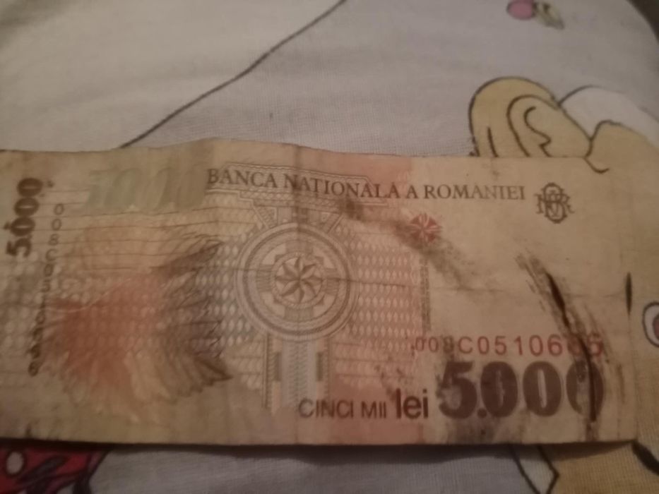 Bancnotă 5000 de lei 1998