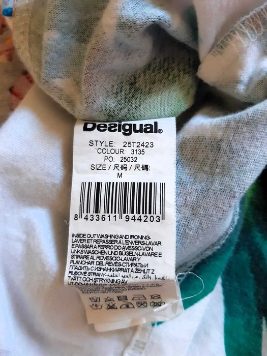 Tricou Desigual, marimea M, multicolor