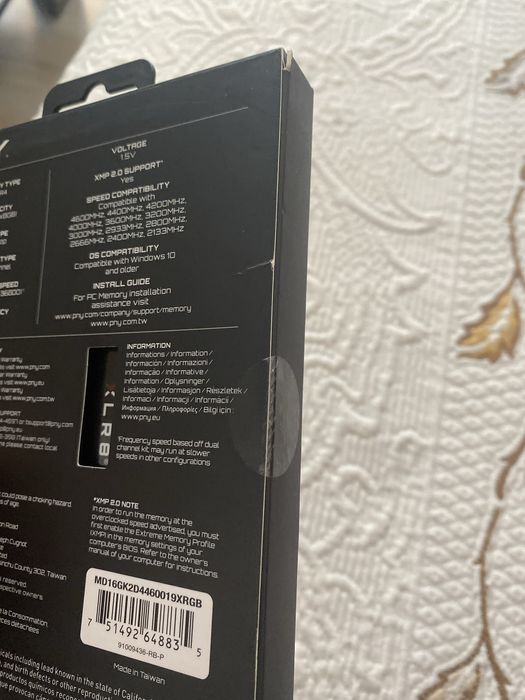 XLR8 Gaming16GB 4600MHz DDR4 RGB Sigilat