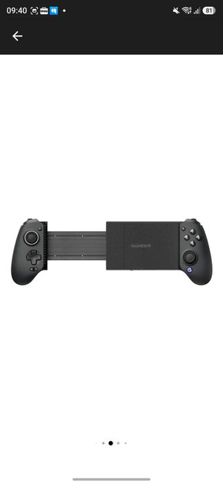 Controller GameSir G8 Plus pentru Android/iOS si Nintendo Switch, Suport telefon, Bluetooth, 1000 mAh, Incarcare USB-C, Negru