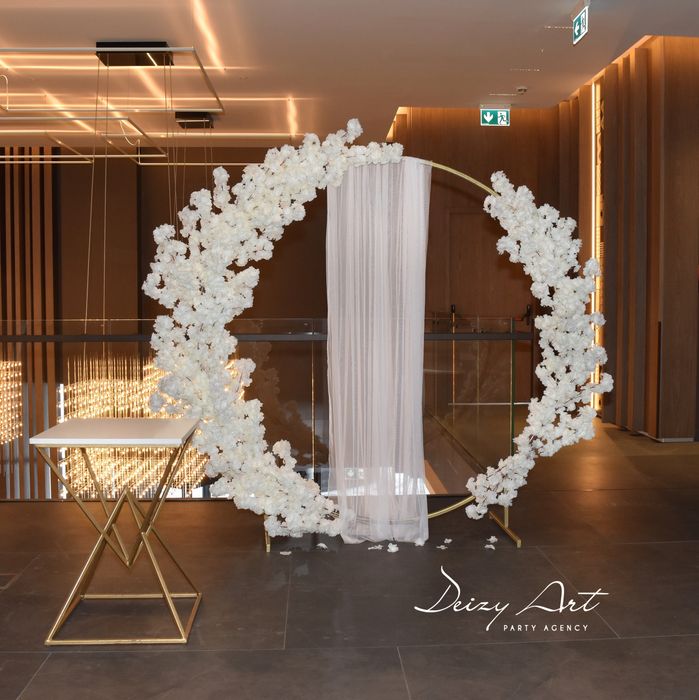 Украса за Сватба,Арка с цветя