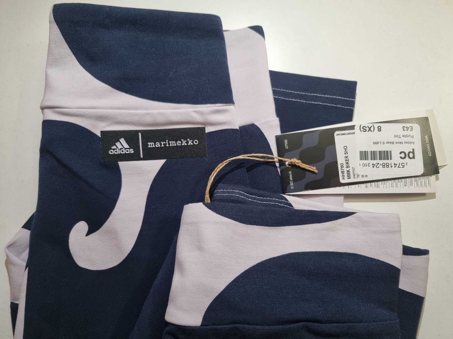 Дамски клин Адидас Adidas х Marimekko размер XS в синьо и лилаво