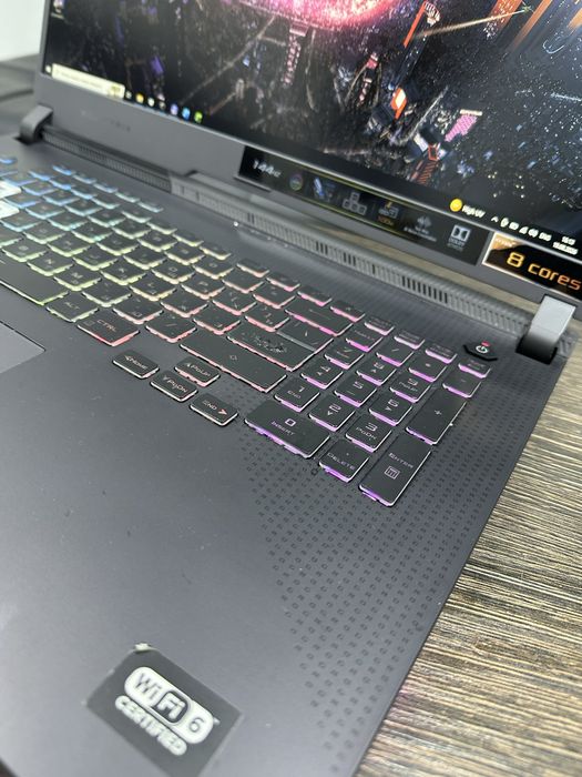 мощный 16-ядерный ноутбук ASUS Rog STRIX G713, для игр и графики