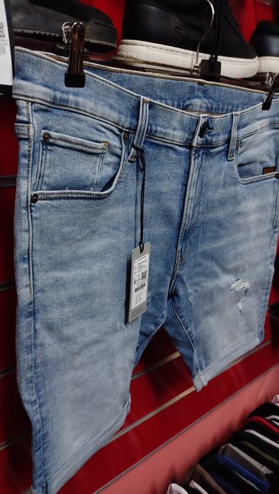 Къси дънки G-Star Raw 3301 Slim W36 , W38 нови мъжки оригинални
