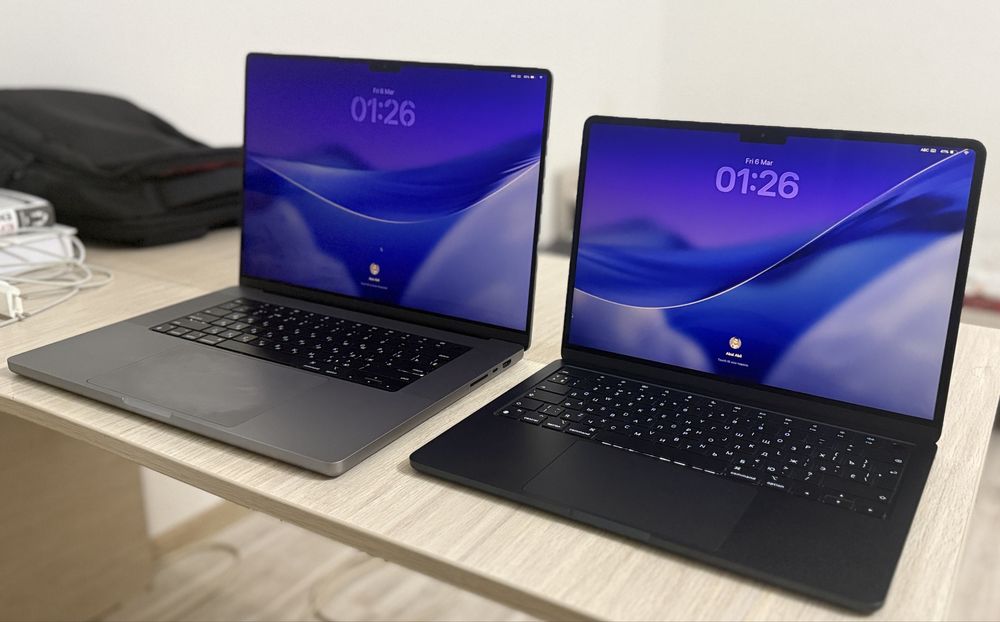 Macbook pro m1 pro 16” & air m2 13”
