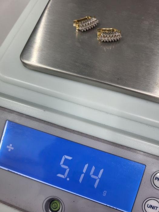 Золотые серьги 585