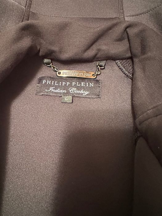 Philipp Plein оригинален суичър с качулка – черен