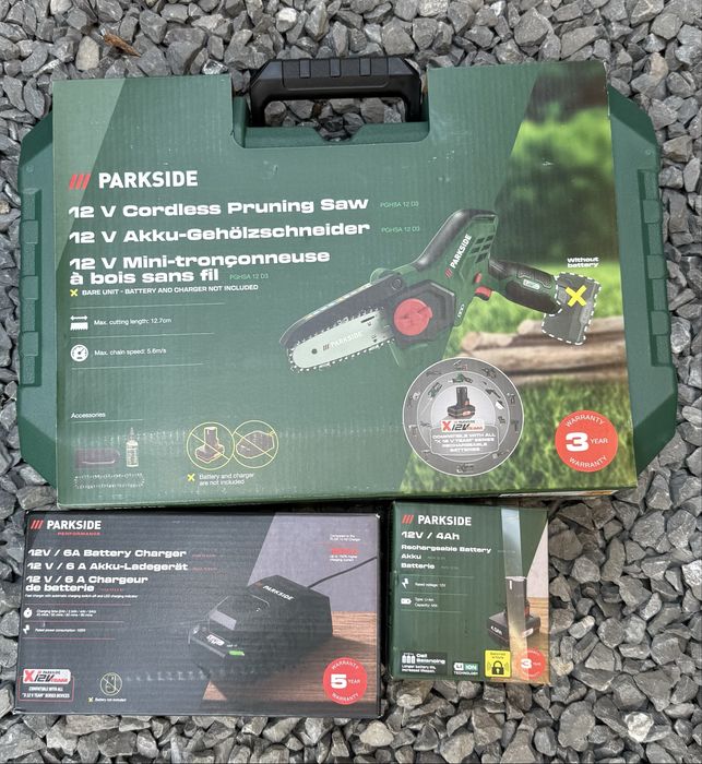 Инструмент х12 волта парксайд parkside акумулаторна верижна резачка