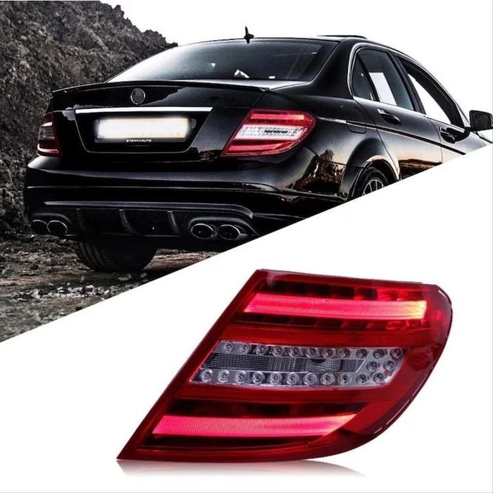 LED СТОПОВЕ ЗА MERCEDES BENZ C-КЛАСА W204 - ФЕЙСЛИФТОВИ / FACELIFT / 2007 - 2014г.  Стоп за мерцедес C класа седан. ПРОМОЦИЯ ! Чисто нови !