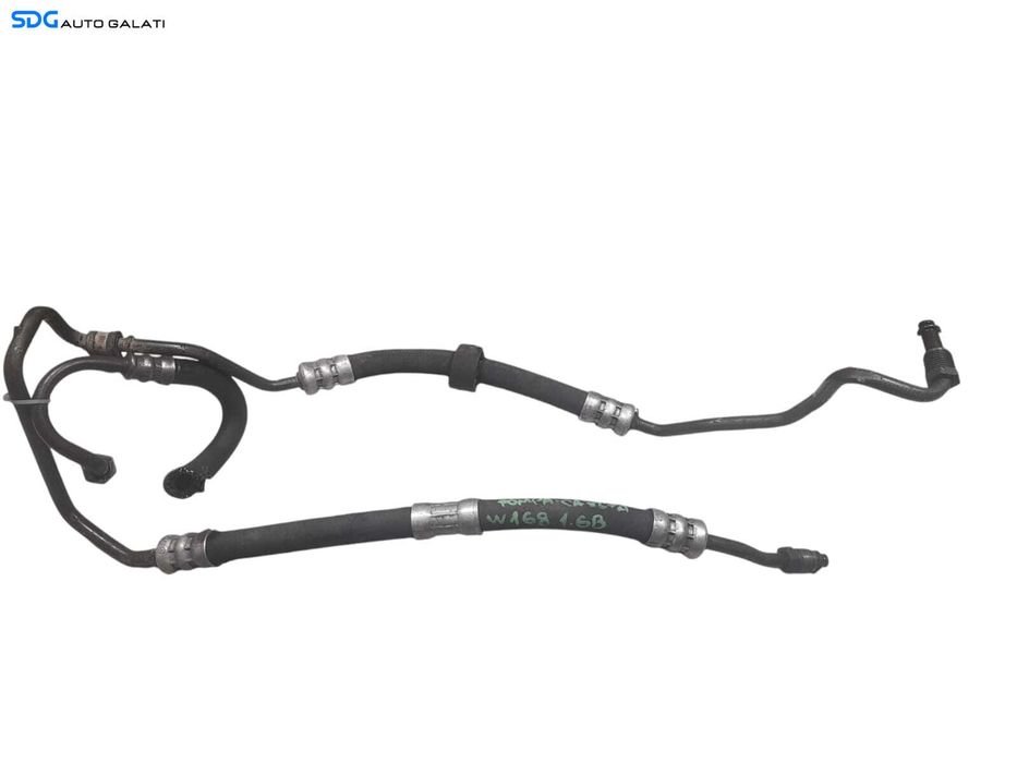 Set Conducta Teava Ulei Lichid Servo Servodirectie Mercedes Clasa A Class W168 1.6 Benzina 1998 - 2005 Cod A1684660881 [N0766]