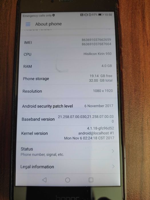 HONOR 8 4/32 и Нокиа 230 повреден