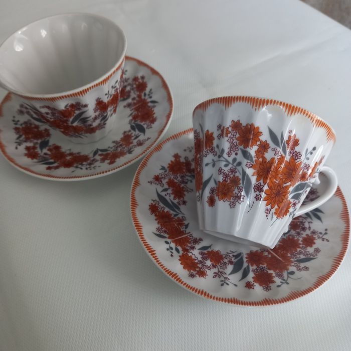 Винтажные чайные пары ЛФЗ