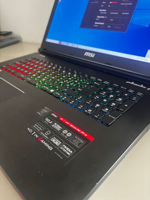 Laptop Gaming • MSI 17'3 inch•RGB• Procesor i7• 16gb ram• GTX