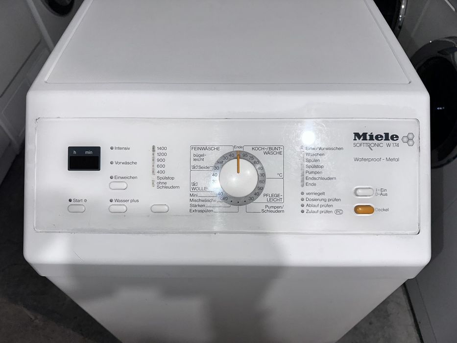 Пералня +гаранция. MIELE горно пълнене 45см. Безплатна доставка София