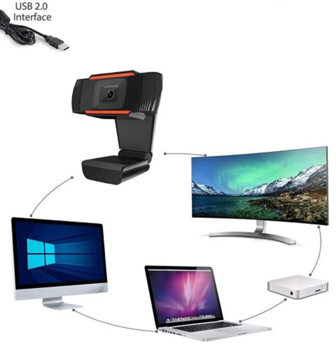 Camera web videoconferinte HD 720P microfon USB contrast 30fps