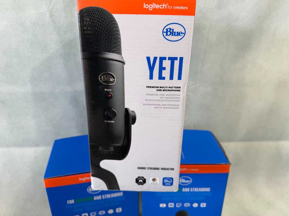 Настолен микрофон Logitech Blue YETI