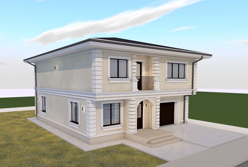 Vand teren+proiect casa p+1E