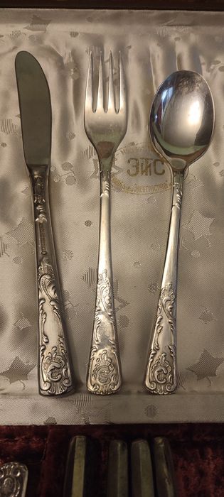 Руски посребрени прибори за хранене