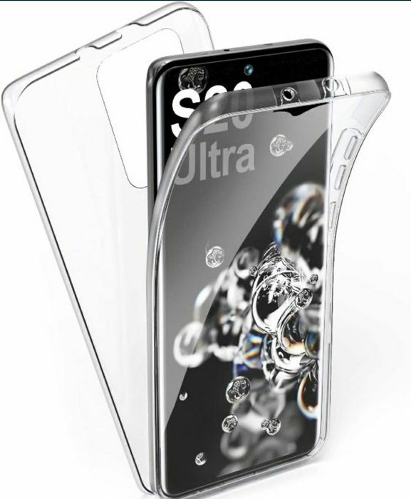 Силиконов 360° Градуса Кейс за Samsung Galaxy S20 S20+ A51 A71 Ultra