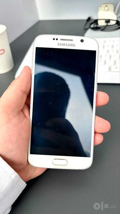 Samsung Galaxy S6 32GB (Oq) / Holati a’lo / Premium.