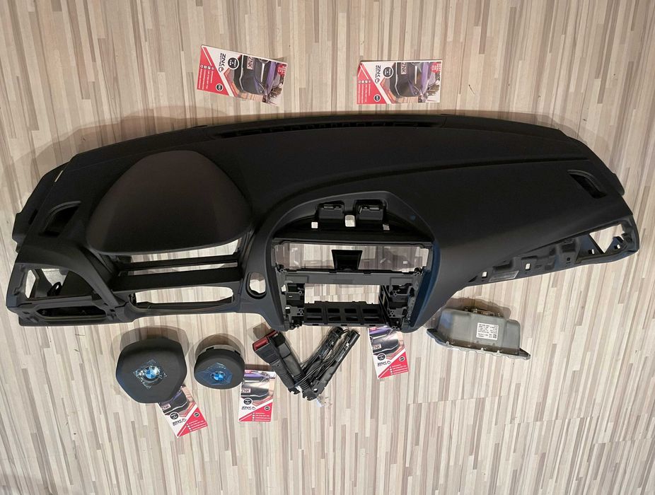 BMW F20 F21 seria 1 / 2 plansa de bord - kit airbag volan M - pasager