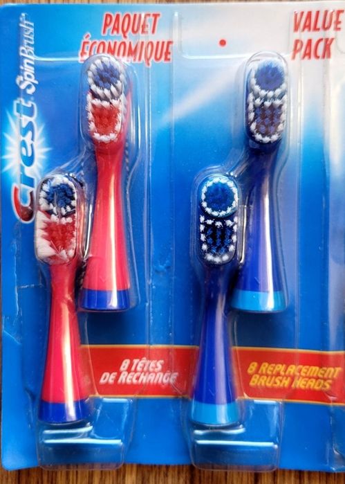 Нови!Глави за четки за зъби Crest Spinbrush