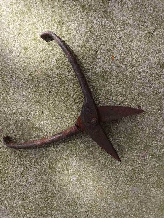 Здрава , старо производство ножица за метал, ламарина