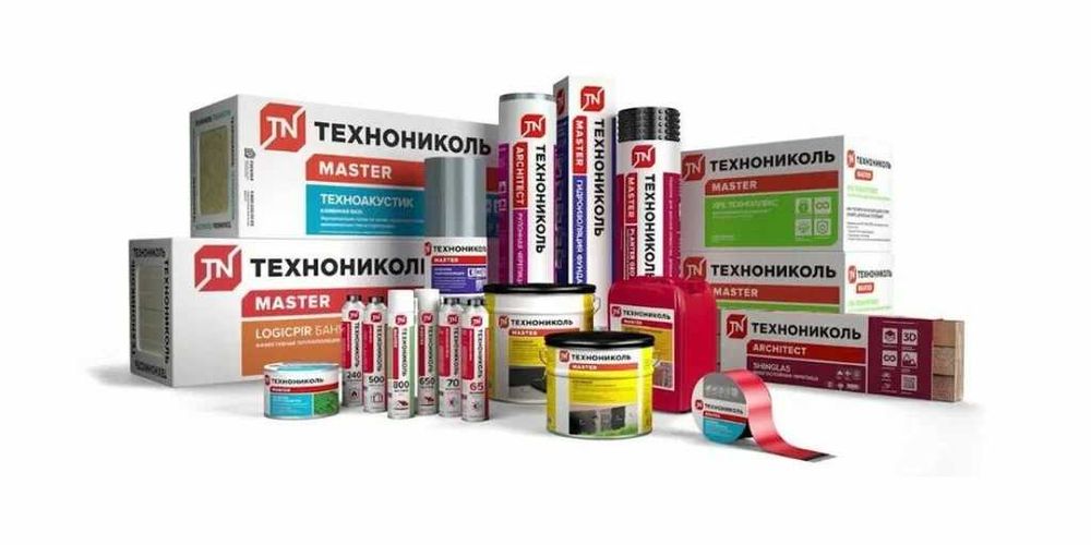 Все виды гидроизоляционных материалов от производителя ТЕХНОНИКОЛЬ