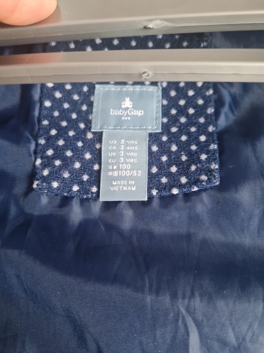 Pardesiu fetita BabyGap 3 ani