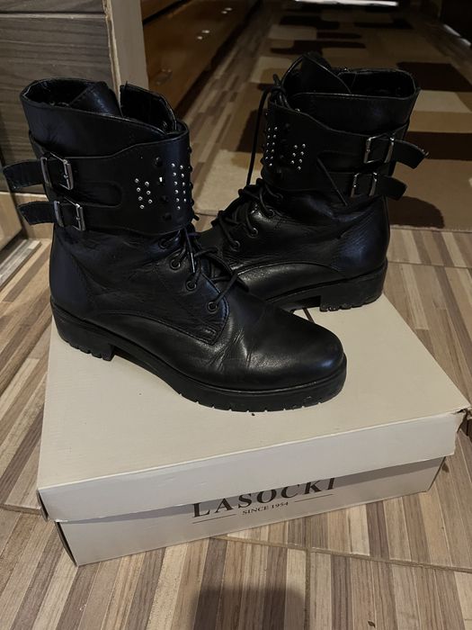 Дамски боти естествена кожа Lasocki