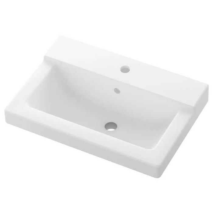 IKEA Одинарная раковина ТЭЛЛЕВИКЕН (60x41x8 см)