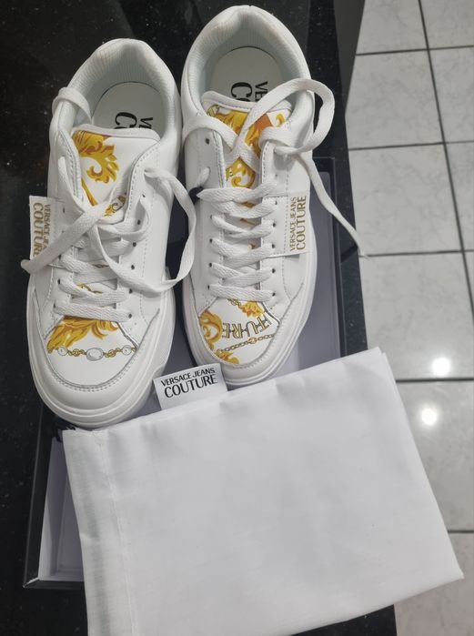 Sneakers Versace Jeans Couture, piele natură,  damă