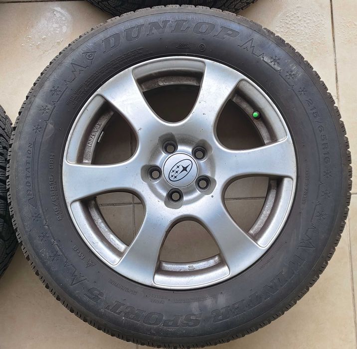 Jante Subaru 16 inch / 5x100 cu cauciucuri iarna stare buna