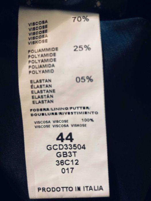 Costum slim barbati albastru inchis Bigotti 44