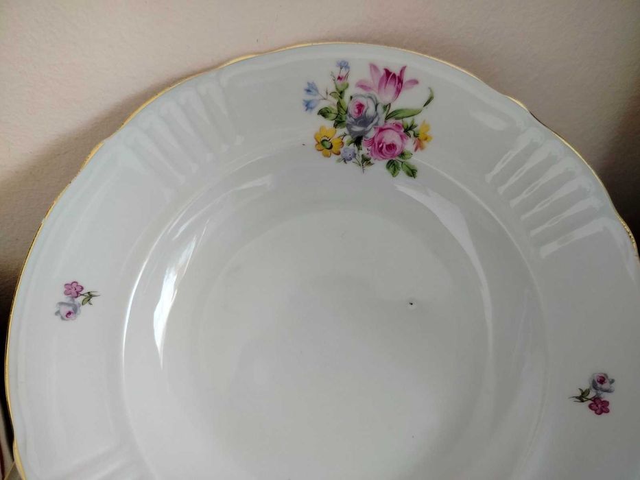 Порцеланови чинии и съдове РЕТРО 9 бр. ПАКЕТНА цена