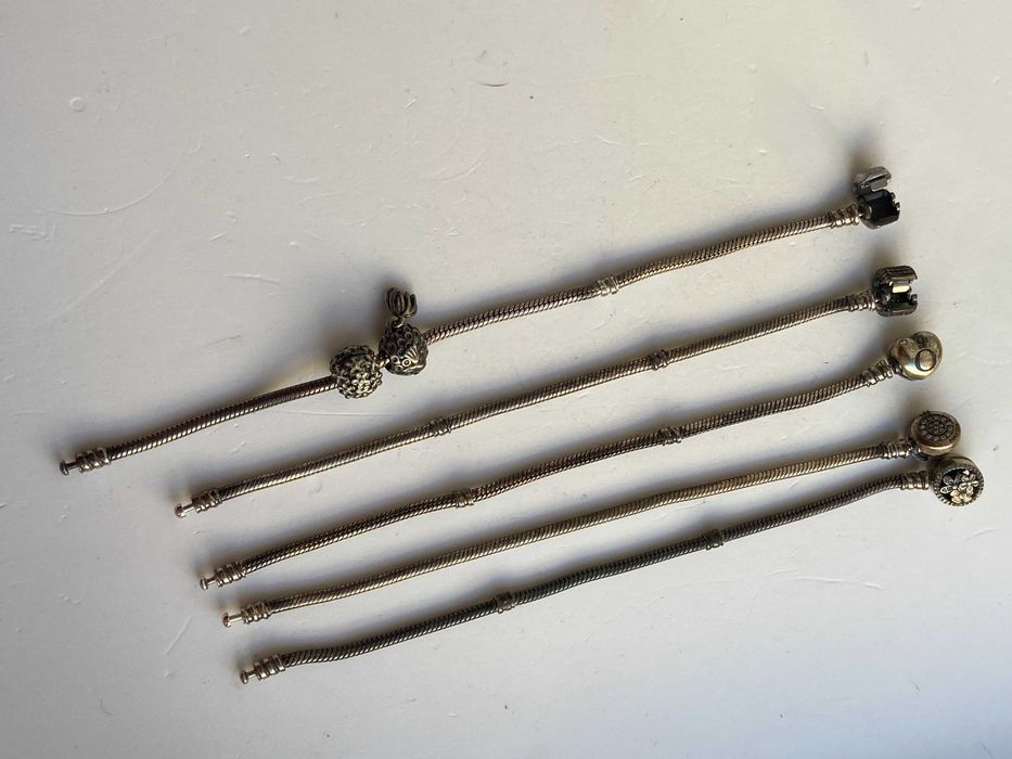 ЛОТ 5 Сребърни гривни Pandora