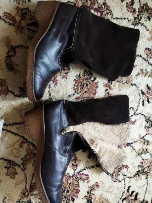 Продам сапоги кожаные