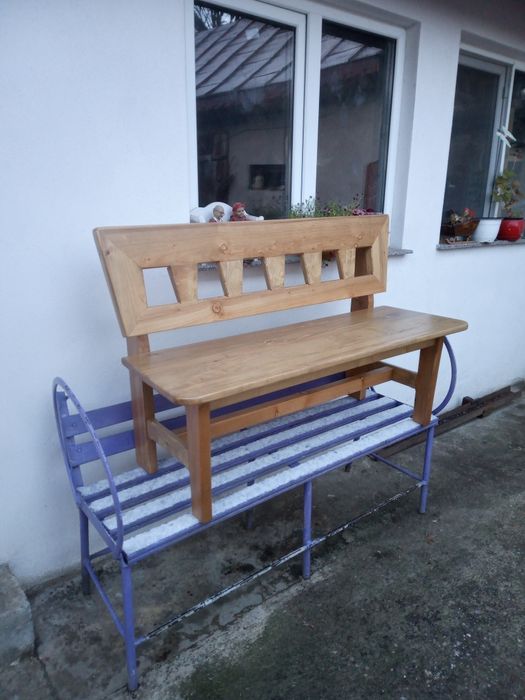 Banca din lemn masiv