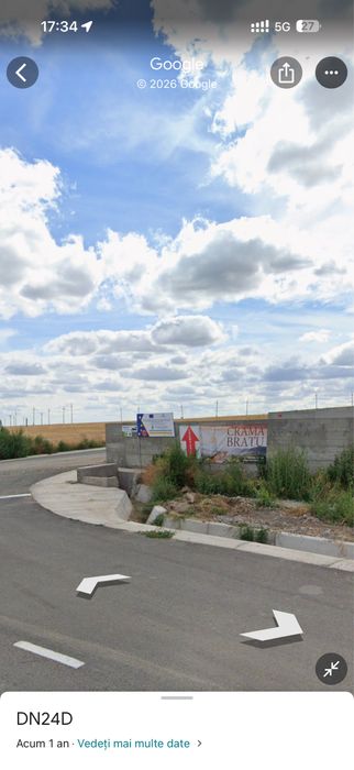 Teren Galati DN24D suprafata 14500 metri