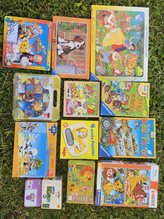 Пъзели за  различни възрасти