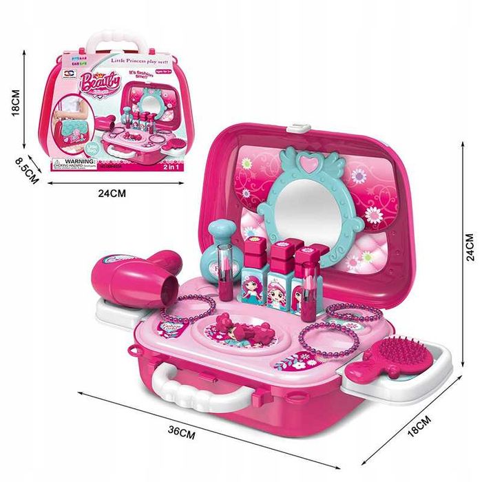 Jucarie geanta cosmetica pentru fetite