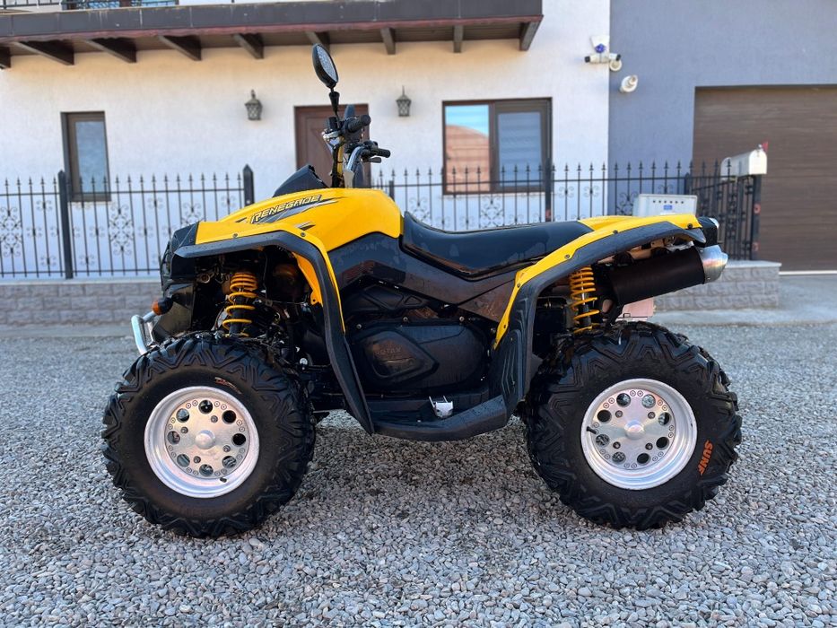 Can Am Renegade 500cm// IMPORT Franta, L7E nr negru  // VARIANTE ATV