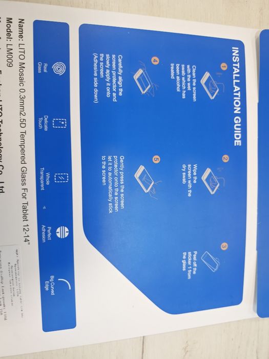 Стъклен протектор Tempered Glass+ Samsung Galaxy Tab S9/S10 Ultra