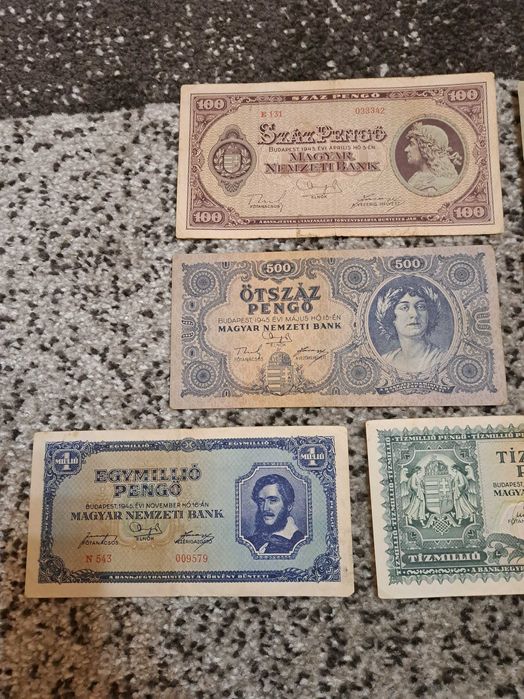 Lot 7 bancnote Pengo