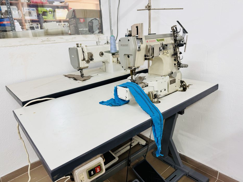 Masina de cusatura elastica Uberdeck Pegasus cu brat