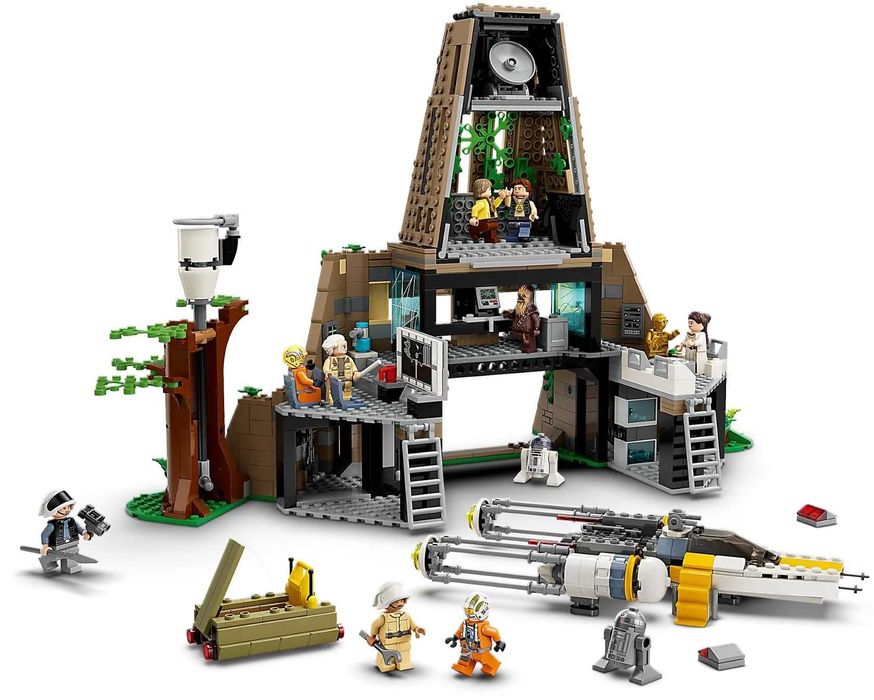 НОВО LEGO Star Wars 75365 - Базата на бунтовниците Явин 4