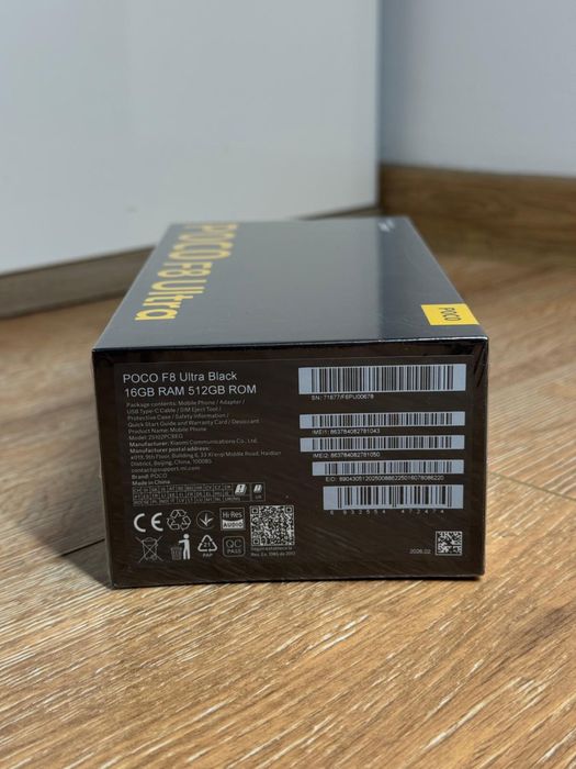 Xiaomi Poco F8 Ultra Black / 512 GB 16 RAM / SIGILAT