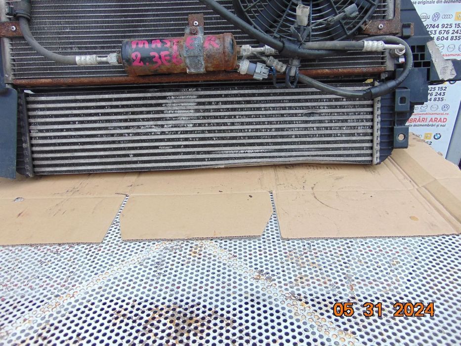 Radiator Renault Master radiatoare apa clima intercooler ventilatoare 2.3 euro 6 opel movano