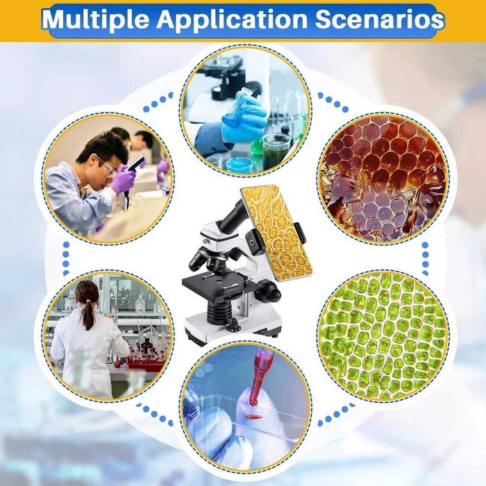 Биологический микроскоп увеличение 2000х